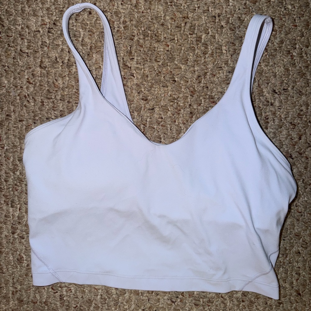 lululemon athletica White Lightweight Scoop Bralette